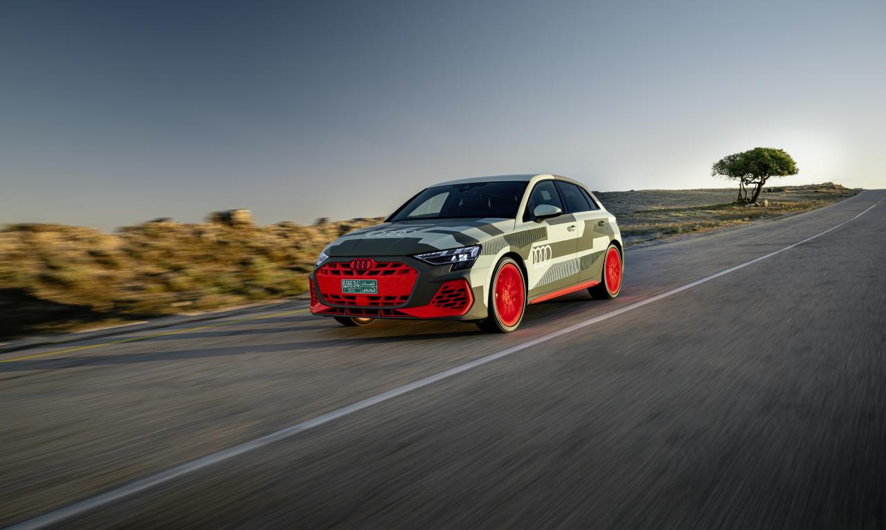 Audi S3 Front/Seite in Fahrt