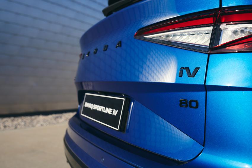 Skoda Enyaq iV Sportline Detail Heck