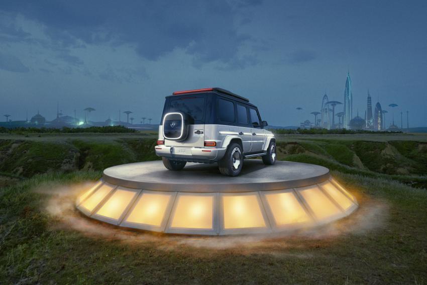 Mercedes IAA Elektro 4.jpg Mercedes-Benz Concept EQG Heck