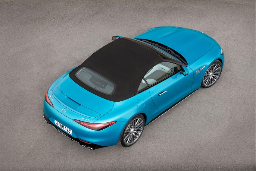 Mercedes-AMG SL 43 Heck von Oben