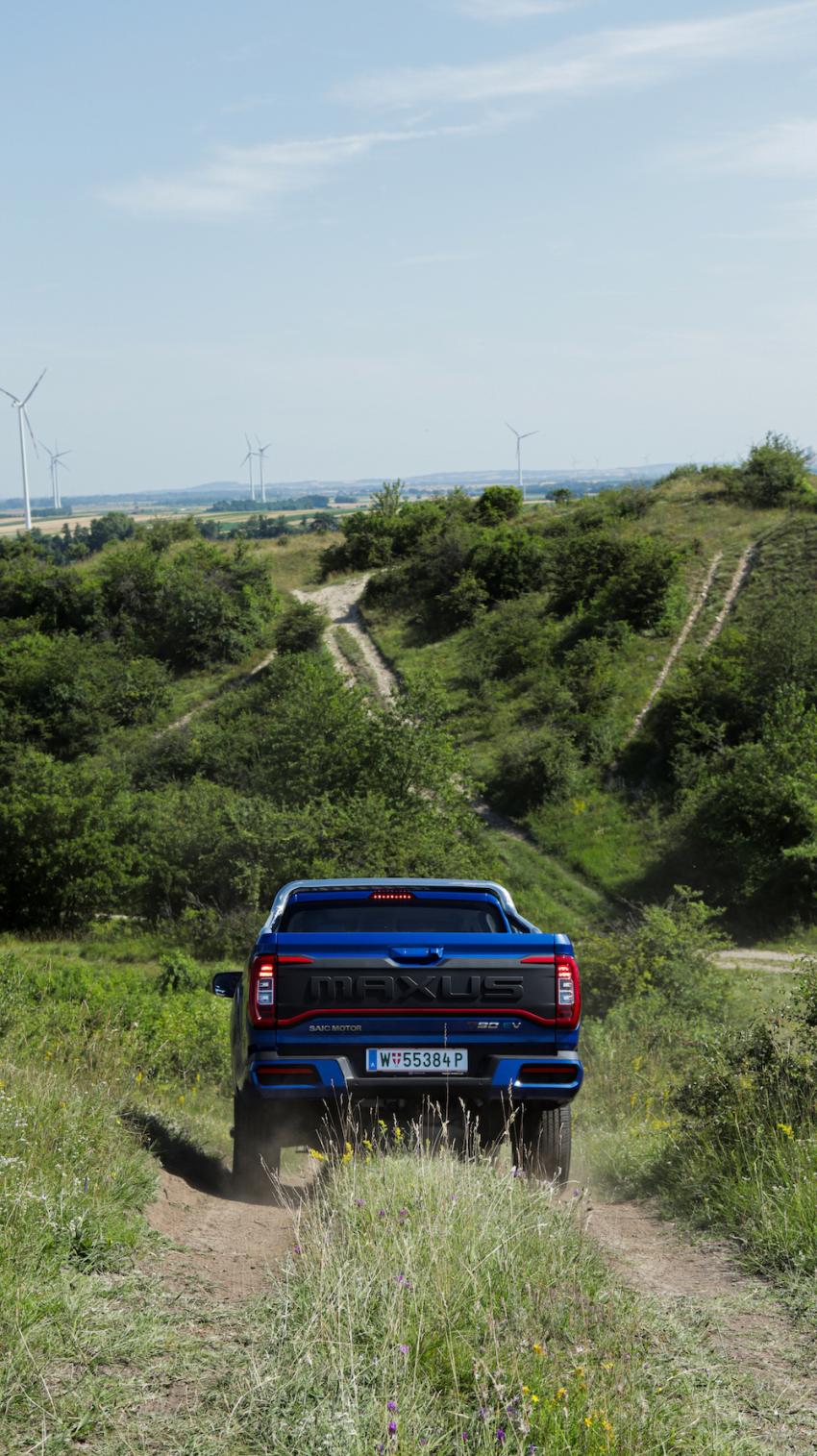 Maxus T90 EV Heck Gelände