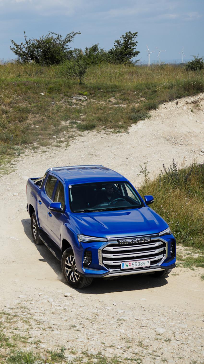 Maxus T90 EV Front/Seite Gelände