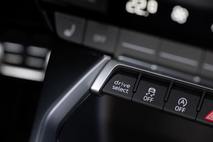 Audi S3 Detail Cockpit Mode-Schalter