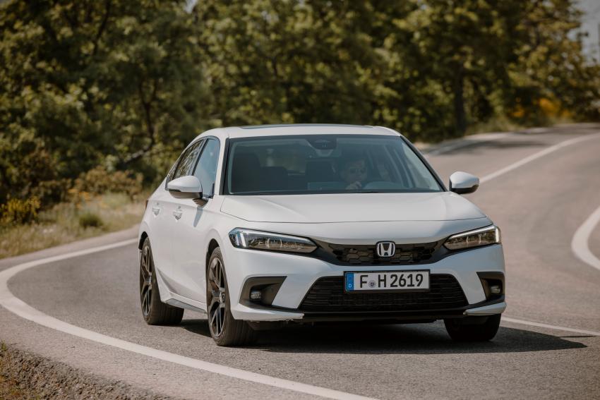 Honda Civic Front/Seite in Fahrt