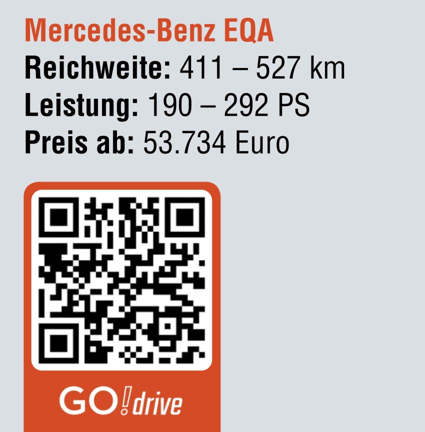 Mercedes-Benz EQA Factbox