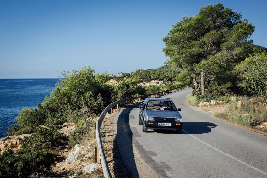 Seat Ibiza 1. Generation Front/Seite in Fahrt