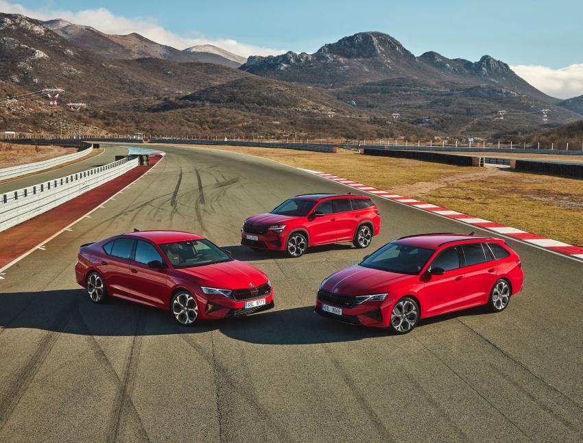 Bild 2_Skoda.jpg Skoda Octavia RS Combi, Skoda Octavia RS Limousine und Skoda Kodiaq RS Front/Seite