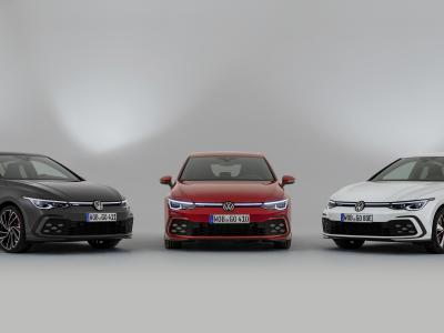 VW Golf GTD, VW Golf GTI und VW Golf GTE