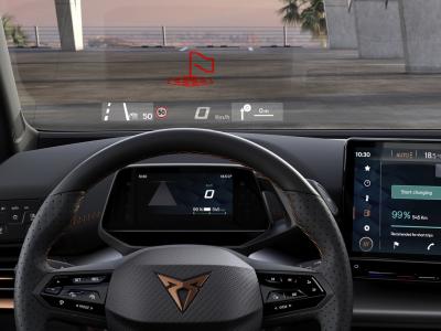 Cupra Born Innenraum Head-up-Display