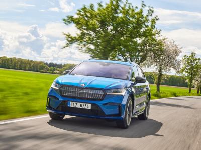 Skoda Enyaq iV Sportline Front