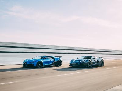 Bugatti-Rimac Bugatti Chiron und Rimac Nevera