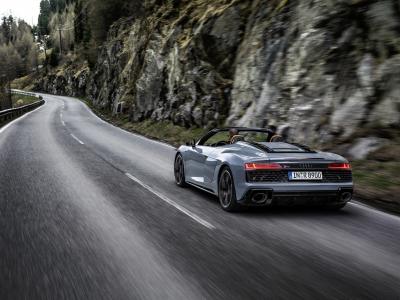 Audi R8 V10 performance RWD Spyder Heck