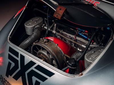 Porsche 356 Antarktis Detail Heck Motor
