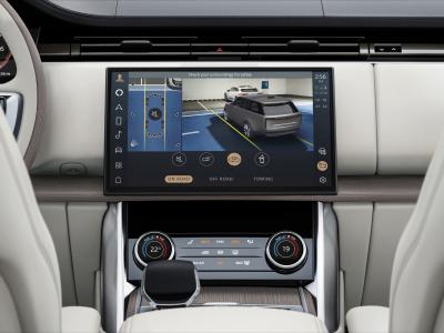 Range Rover Infotainment und Mittelkonsole