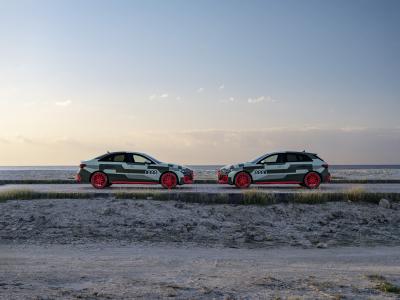 Audi S3 und Audi S3 Limousine Seite