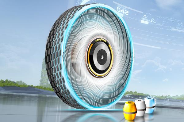 Goodyear reCharge Front Seite mit Kapseln