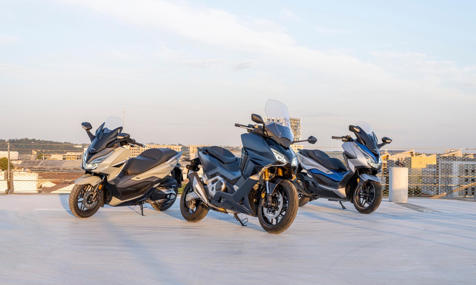 Honda Forza 125, Honda Forza 750 und Honda Forza 350