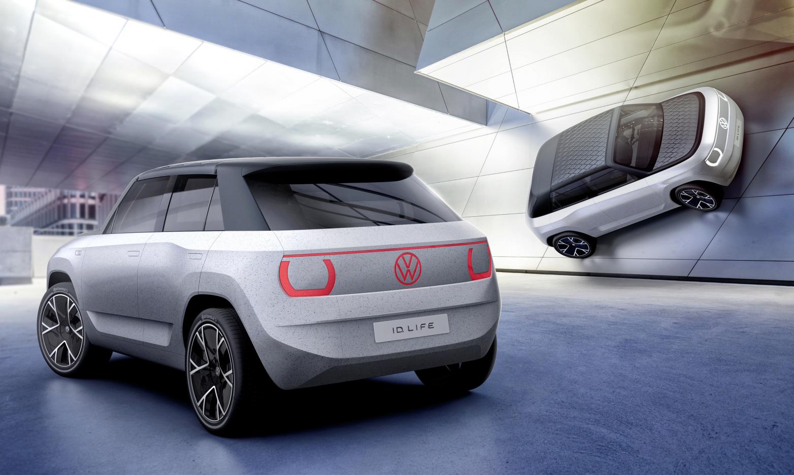 VW ID. LIFE Heck und Front