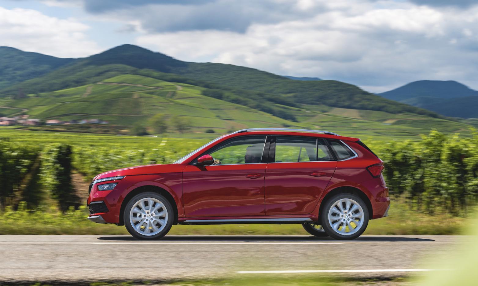 Škoda Kamiq in Fahrt