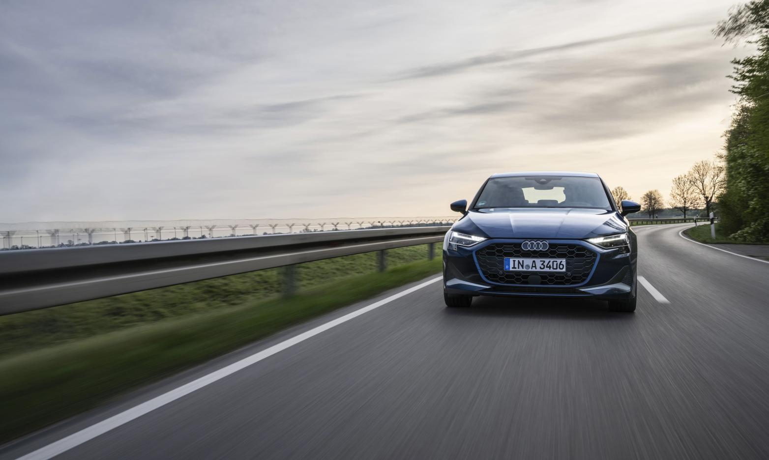 Audi A3 Front in Fahrt