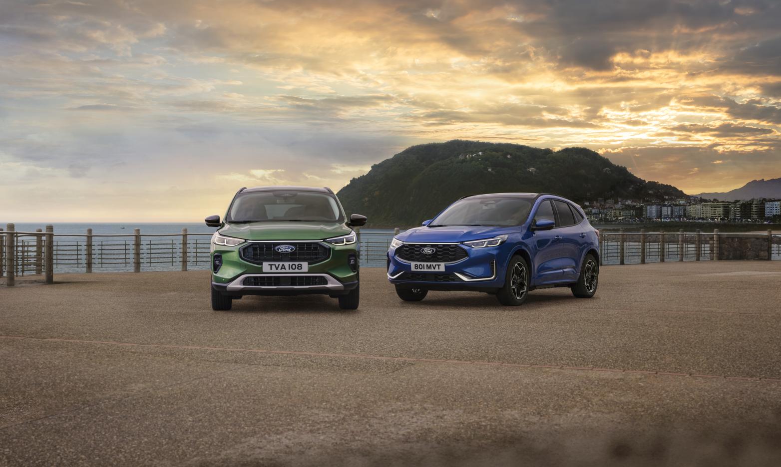 Ford Kuga Active Front und Ford Kuga ST-Line Front/Seite